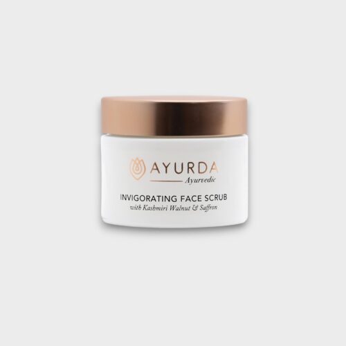 Invigorating Face Scrub with Kashmiri Walnut and Saffron